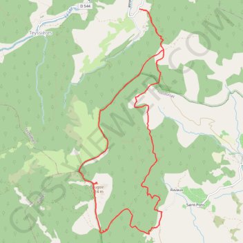 LE COUGOIR PAR MIELANDRE GPS track, route, trail
