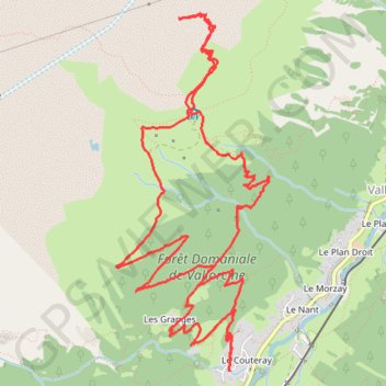 Au-dessus de Loriaz, les Charmoz GPS track, route, trail