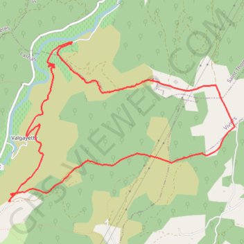 Bayne par Valgayette GPS track, route, trail
