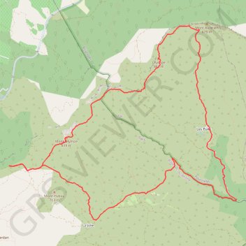 Mont Olympe - Mont Aurélien GPS track, route, trail