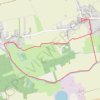 AIRE-SUR-LA-LYS, RINCQ, sentier du Bruveau modifié R1 GPS track, route, trail