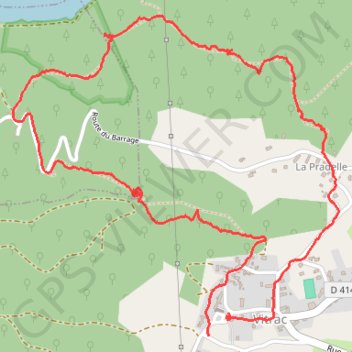 Bois de Motaillas VITRAC GPS track, route, trail