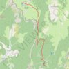 GTV - Tour du Vercors à pied - Col de Vassieux - Font d'Urle GPS track, route, trail