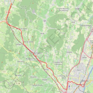 Mâcon\ Cluny GPS track, route, trail