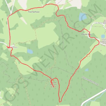 Autour de saint pardoux GPS track, route, trail
