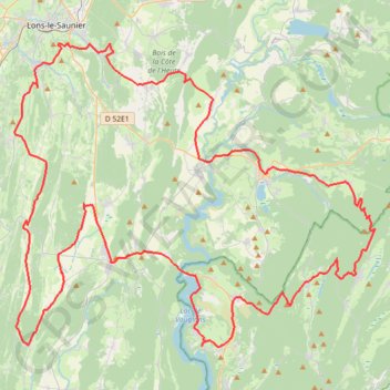 JURA LONS ORGELET PRESILLY GPS track, route, trail