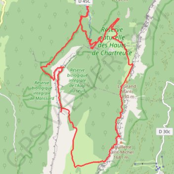 3 tunnels de Chartreuse GPS track, route, trail