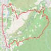 Randonnée vinca-ermitage de doma nova GPS track, route, trail