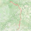 Itinéraire de Mathieu Lustrerie, Route de Croagne, Gargas à Station du Mont Serein, Beaumont-du-Ventoux GPS track, route, trail