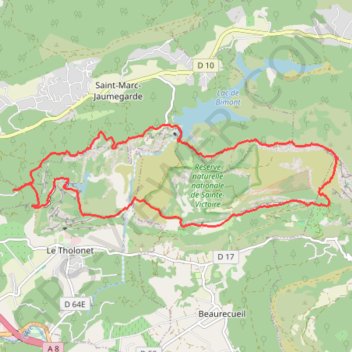 Sainte Victoire GPS track, route, trail