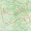 Mont Ventoux par Bedoin Retour Nesque GPS track, route, trail