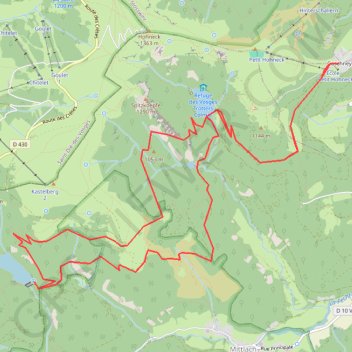 Lacs vosgiens, Altenweiher GPS track, route, trail