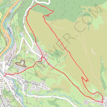 Au-dessus d'Arreau GPS track, route, trail