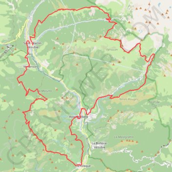 UTCAM Mercantour GPS track, route, trail