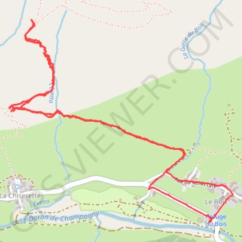 Fin du Hors piste de La Vélière GPS track, route, trail