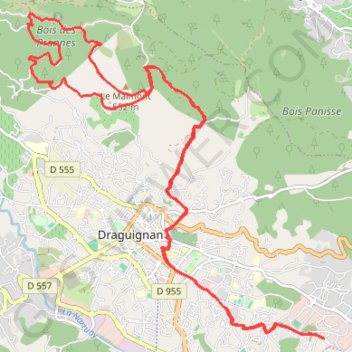 Le Malmont - Bois des Prannes GPS track, route, trail