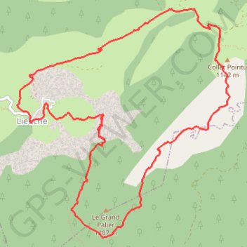 Circuit du Grand Palier GPS track, route, trail