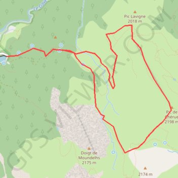 Crête Lavigne-Chérue GPS track, route, trail
