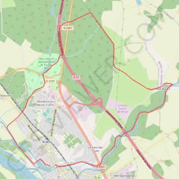Briare - Trousse-Bois GPS track, route, trail