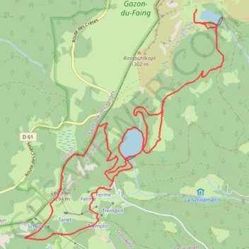 Les 2 lacs GPS track, route, trail