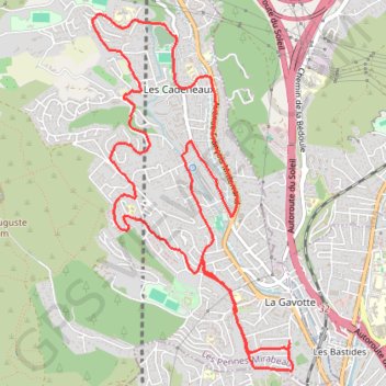 La gavotte GPS track, route, trail