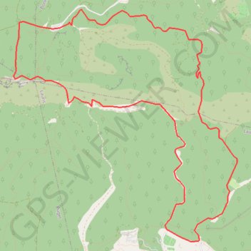Recaute Fôret des Cèdres GPS track, route, trail
