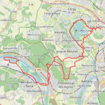 Val De Seine GPS track, route, trail