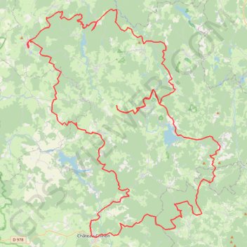 Morvan GPS track, route, trail