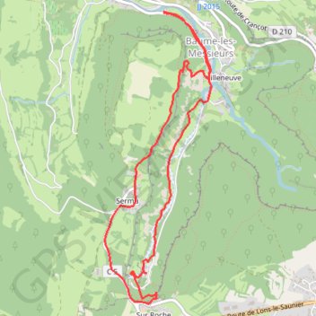 Sentier du Dard GPS track, route, trail