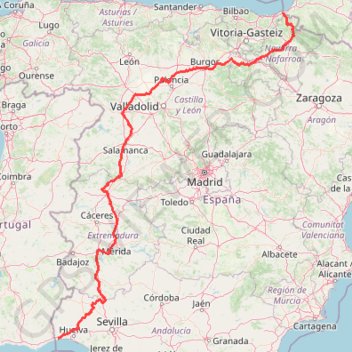 EuroVelo 1 (Spain) GPS track, route, trail