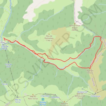 Col de Jaillet et l'Eperon GPS track, route, trail