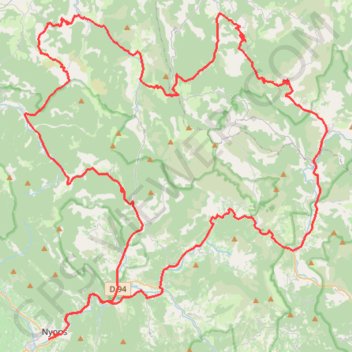 Rando Oliviers 2023, parcours 1-16282176 GPS track, route, trail