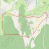 Le chalet de la combe aux chevreuils GPS track, route, trail