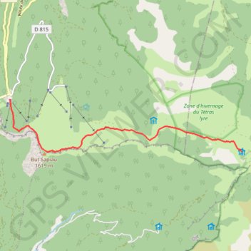 Les Hauts Plateaux du Vercors en âne - Étape 3 GPS track, route, trail