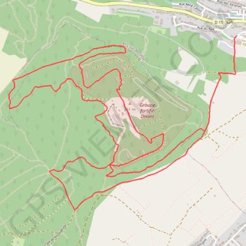 Fort Driand GPS track, route, trail