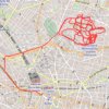 Dénivelé à Paris (Montmartre) GPS track, route, trail