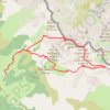 Cime de Collelongue, depuis Douans GPS track, route, trail