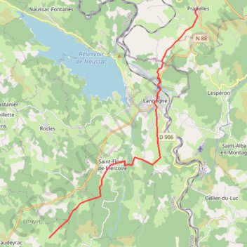 Pradelles - Fouzilhac GPS track, route, trail