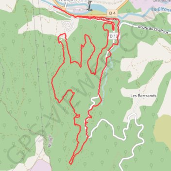 La Combe Obscure GPS track, route, trail