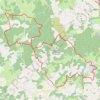 Meuzac Forêt de Fayat Puy de Bar Vtt GPS track, route, trail