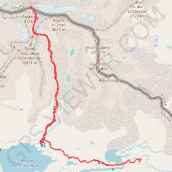 Traversée des Pyrénées - Étape 13 GPS track, route, trail