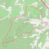 Vignes, pins et chênes lièges à Saint-Pierre-de-Buzet - Pays d'Albret GPS track, route, trail