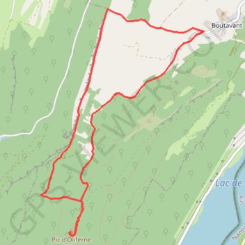 Balade Pic Oliferne GPS track, route, trail