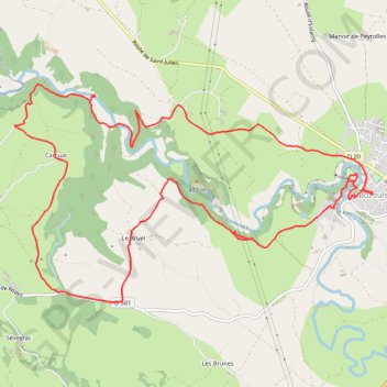 Le Trou de Bouzouls GPS track, route, trail