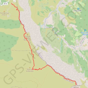Grand Bénare vers Le Maïdo GPS track, route, trail
