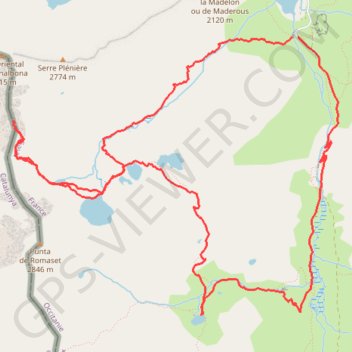 Pic Sud de Canalbonne GPS track, route, trail
