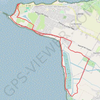 Port-des-Barques - Saint-Froult GPS track, route, trail