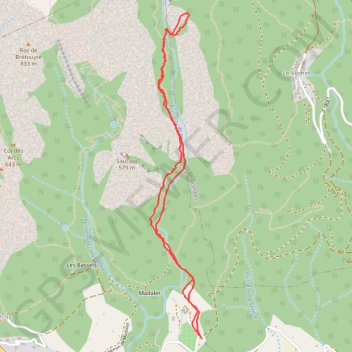 Caroux - Pilier du Bosc - Aiguille à Marcel GPS track, route, trail