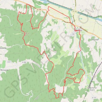 Vallée de la Drôme Diois - Le Mont Brian GPS track, route, trail