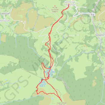 Cuq Crémail GPS track, route, trail